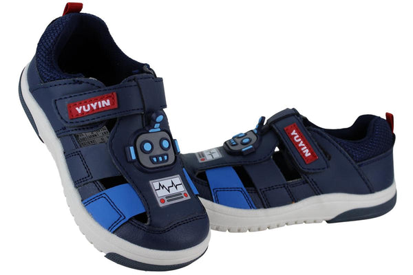 YUYIN SANDALIA HUARACHE CERRADO CASUAL CONTACTEL NIÑO 96260