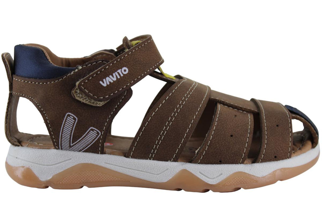 VAVITO HUARACHE CERRADO CASUAL CONFORT CONTACTEL NIÑO 96264