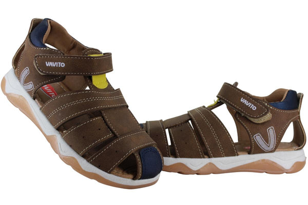 VAVITO HUARACHE CERRADO CASUAL CONFORT CONTACTEL NIÑO 96264