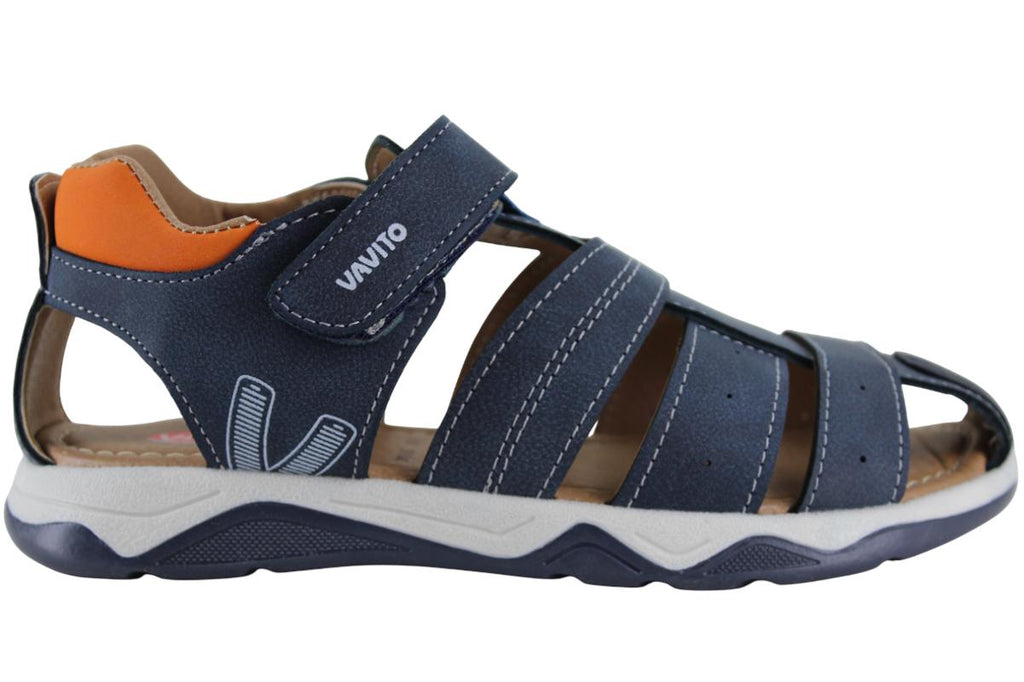 VAVITO HUARACHE CERRADO CASUAL CONFORT CONTACTEL NIÑO 96269