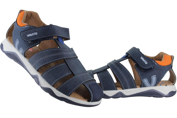 VAVITO HUARACHE CERRADO CASUAL CONFORT CONTACTEL NIÑO 96269