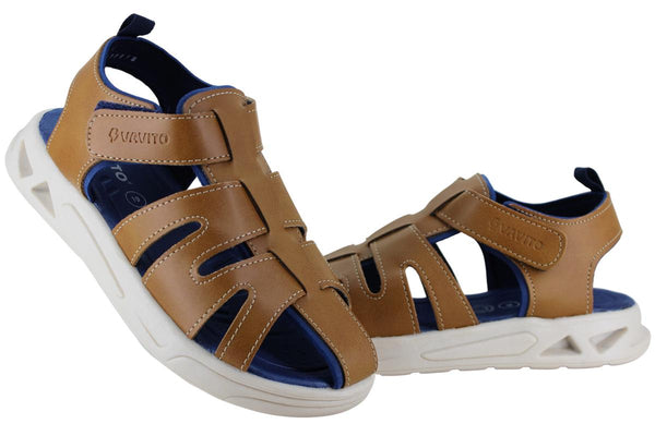 VAVITO SANDALIA HUARACHE CERRADO BROCHE CONFORT NIÑO 96276