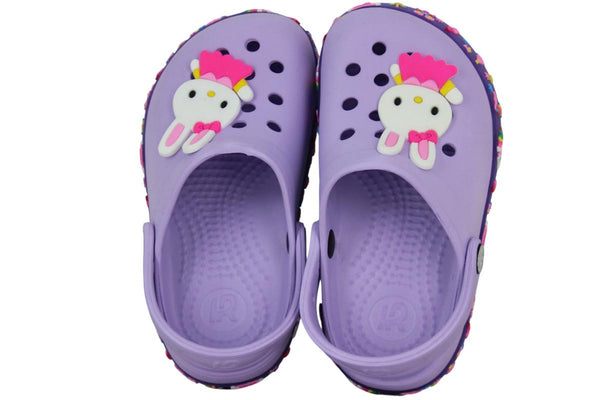 EVA MODA SANDALIA CLOGS LIGERO PIN CONEJO BUNGEE NIÑA 96309