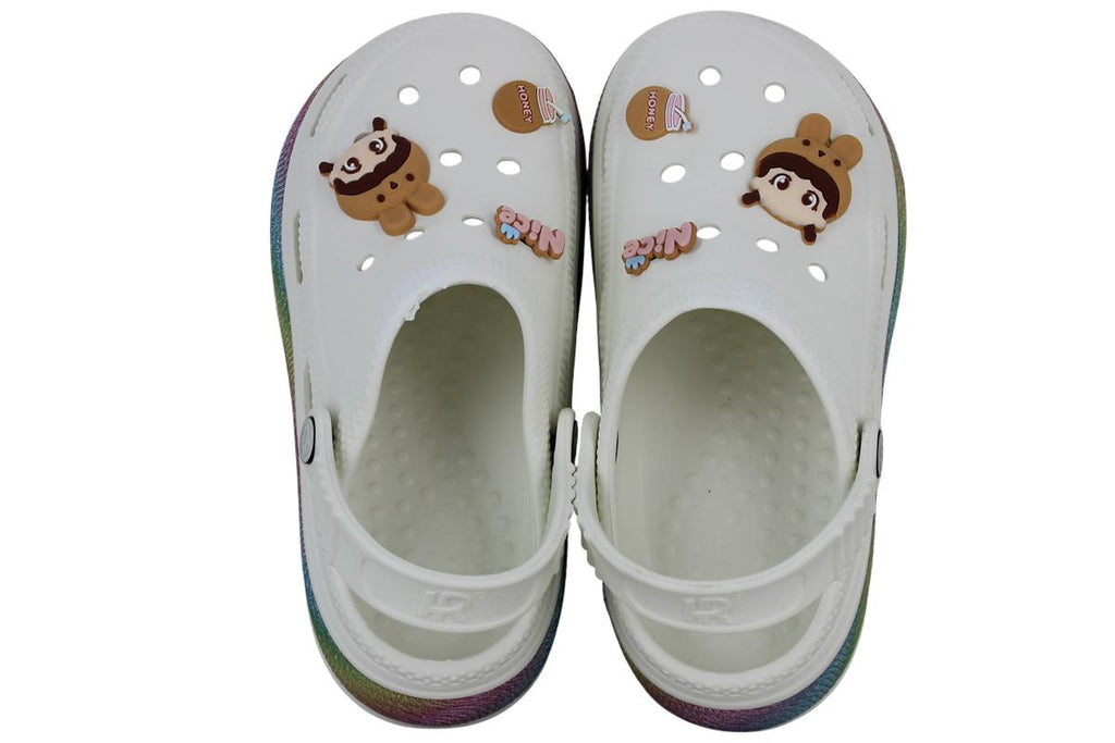 EVA MODA SANDALIA LIGERO CLOGS PIN PLAYA CONFORT MUJER 96475