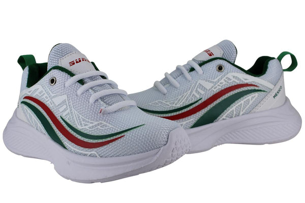 SUNS TENIS SNEAKERS CORRER SPORT MUNDIAL MEXICO NIÑOS 96748