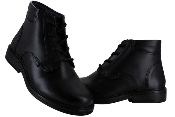 YUYIN BOTIN ESCOLAR MODA FORMAL ELEGANTE PIEL NIÑO 96762