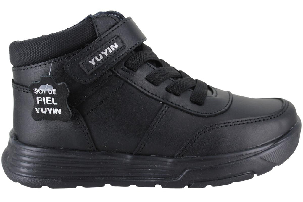 YUYIN BOTITA ESCOLAR CASUAL FORMAL AJUSTABLE PIEL NIÑO 96766