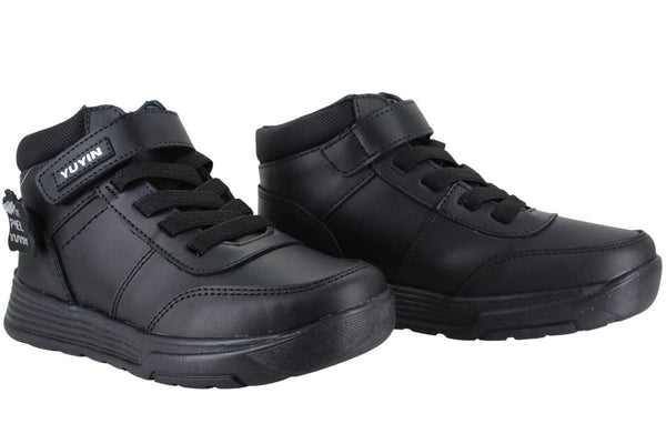 YUYIN BOTITA ESCOLAR CASUAL FORMAL AJUSTABLE PIEL NIÑO 96767