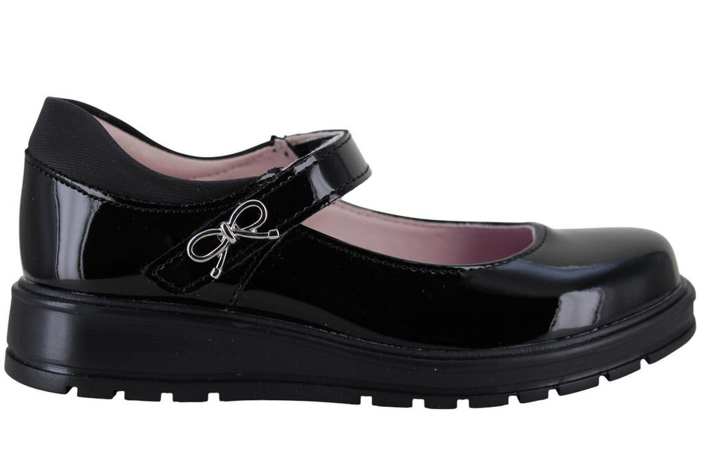 YUYIN ZAPATO BALERINA ESCOLAR FORMAL CHAROL MOÑO NIÑA 96775