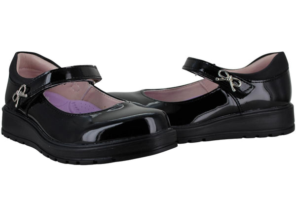 YUYIN ZAPATO BALERINA ESCOLAR FORMAL CHAROL MOÑO NIÑA 96775
