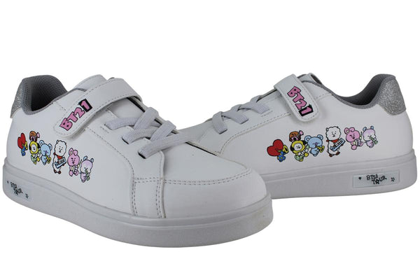 REEDITION TENIS SNEAKERS URBANO MODA CASUAL BT21 NIÑA 96791