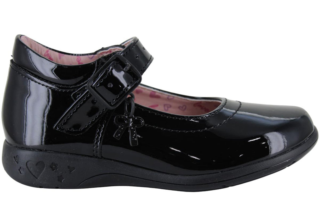 BAMBINO ZAPATO BALERINA MODA ESCOLAR MOÑO CHAROL NIÑA 96796
