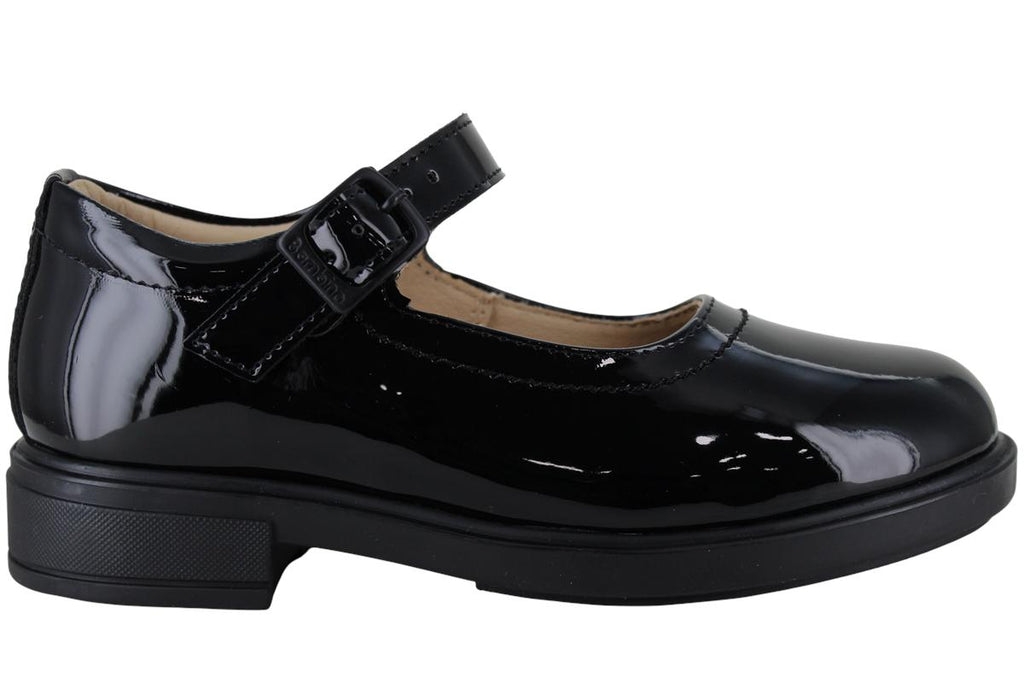 BAMBINO ZAPATO BALERINA TACON MODA ESCOLAR CHAROL NIÑA 96797