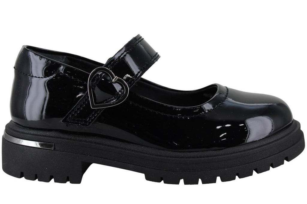BAMBINO ZAPATO BALERINA TACON MODA ESCOLAR CHAROL NIÑA 96801