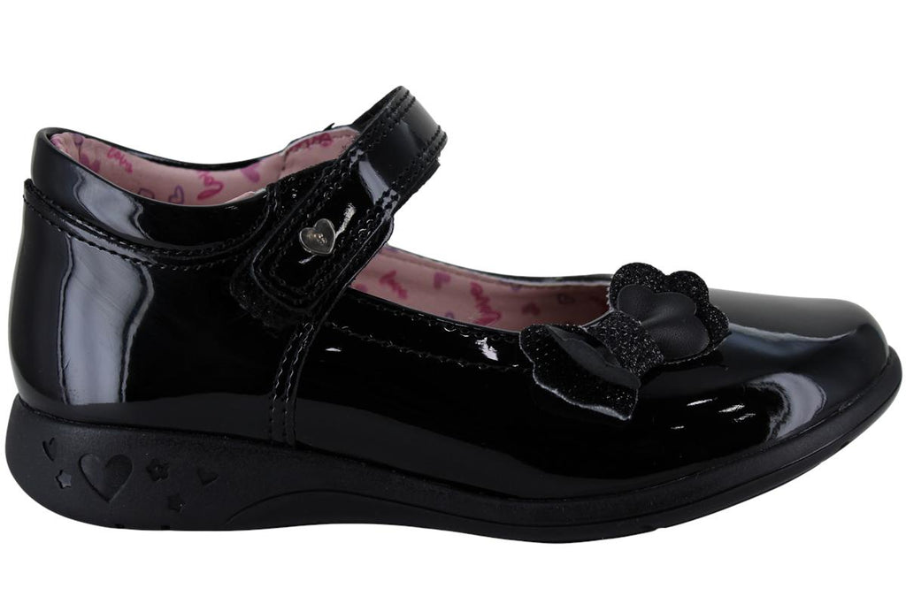 BAMBINO ZAPATO BALERINA MODA ESCOLAR MOÑO CHAROL NIÑA 96809