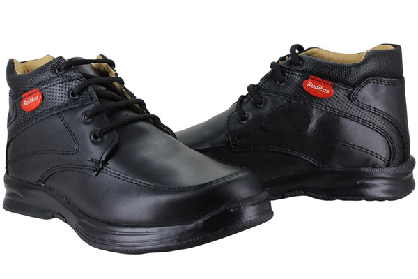 RUDITOS BOTA MODA ESCOLAR FORMAL CONFORT PIEL NIÑO 96856