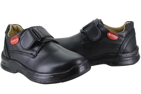 RUDITOS ZAPATO CHOCLO MODA ESCOLAR PIEL BROCHE NIÑO 96859