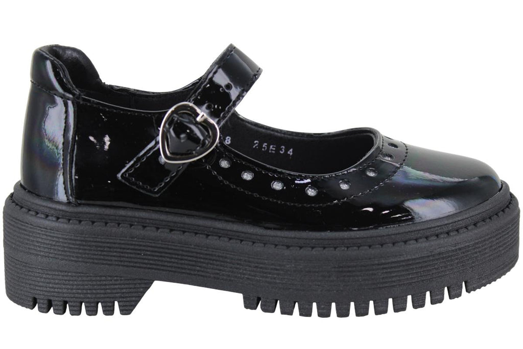 BLASITO ZAPATO MODA ESCOLAR FORMAL CHAROL HEBILLA NIÑA 96877