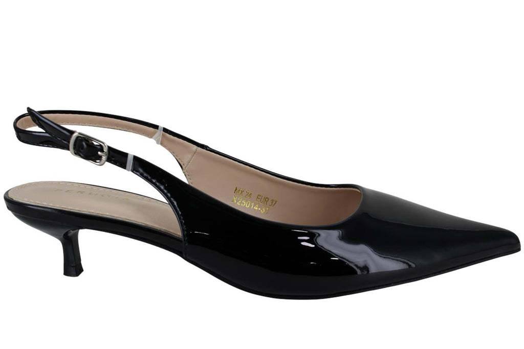 PERUGIA ZAPATILLA TACON ELEGANTE FIESTA CHAROL MUJER 96902