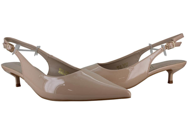 PERUGIA ZAPATILLA TACON ELEGANTE FIESTA CHAROL MUJER 96910