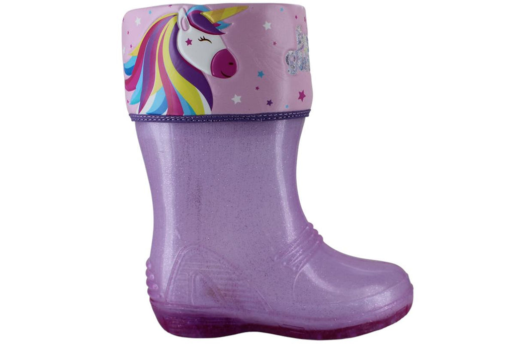 BUBBLE GUMMERS BOTA LLUVIA UNICORNIO CHARCOS AGUA NIÑA 96936