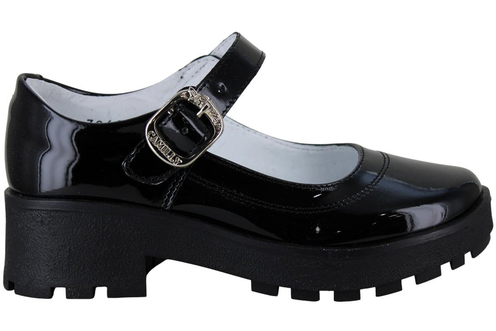 CAMILLY ZAPATO BALERINA ESCOLAR FORMAL CHAROL NIÑA 97006