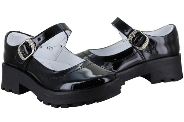 CAMILLY ZAPATO BALERINA ESCOLAR FORMAL CHAROL NIÑA 97006