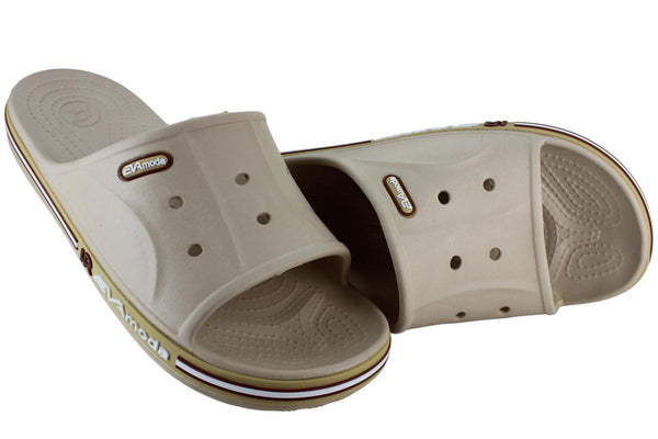 EVA MODA SANDALIA SLIP ON SLIDES LIGERO PLAYA HOMBRE 97036