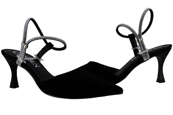 CLASBEN ZAPATILLA TACON ELEGANTE PULSERA BRILLOS MUJER 97078