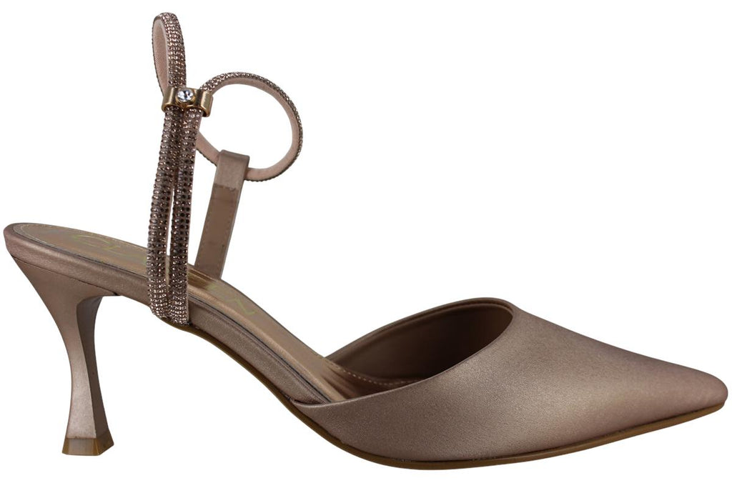 CLASBEN ZAPATILLA TACON ELEGANTE PULSERA BRILLOS MUJER 97081