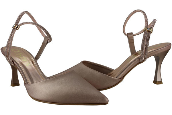 CLASBEN ZAPATILLA TACON ELEGANTE PULSERA BRILLOS MUJER 97081