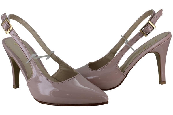 PINK LATTE ZAPATILLA TACON MODA ELEGANTE CHAROL MUJER 97267