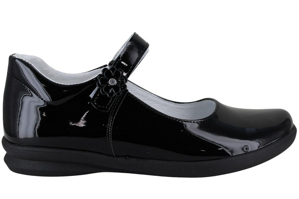 BRIBON ZAPATO BALERINA ESCOLAR FORMAL CHAROL FLOR MUJER 97330